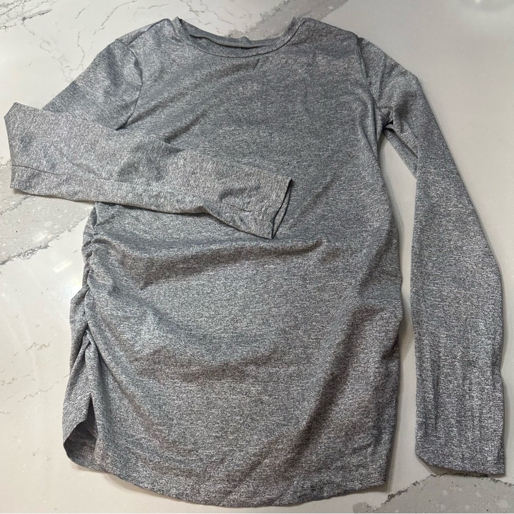 SHEIN Gray Long Sleeve Shirt